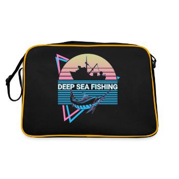 Pêche en haute mer Fisher Retro - Sac Retro - noir/or - Dos