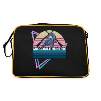 Crocodile Hunting Crocodile Hunter Rétro - Sac Retro - noir/or - Dos