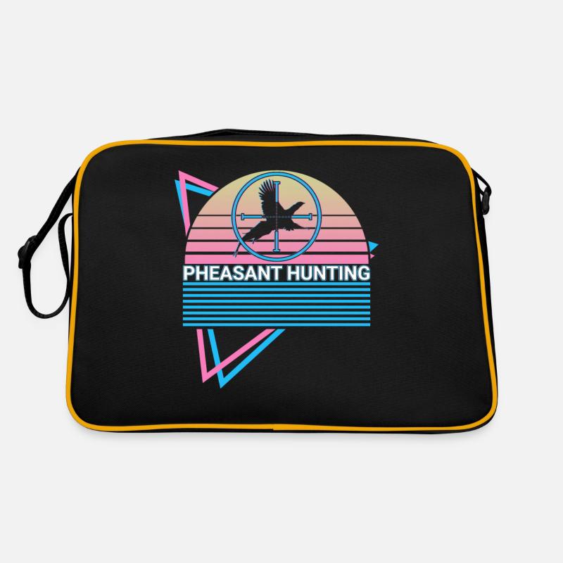 Fasanenjagd Fasanenjäger Retro Retro Tasche