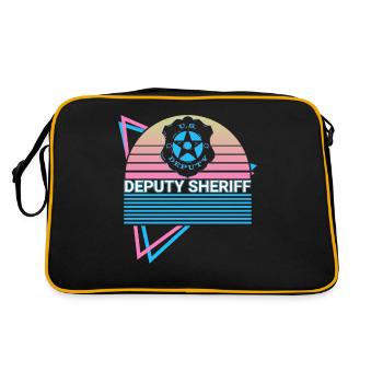 Shérif adjoint Rétro - Sac Retro - noir/or - Dos
