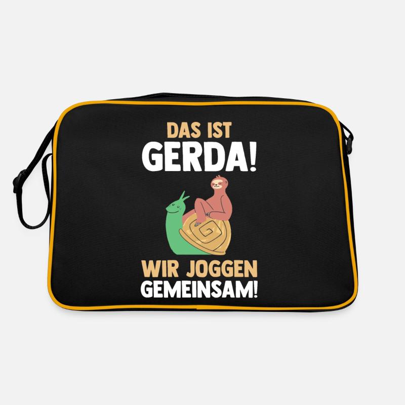 C’est Gerda nous courons ensemble escargot Faulti Sac Retro