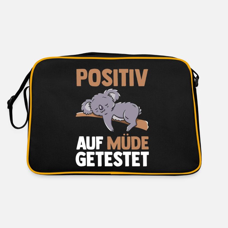Testé positif pour le koala fatigué Sac Retro