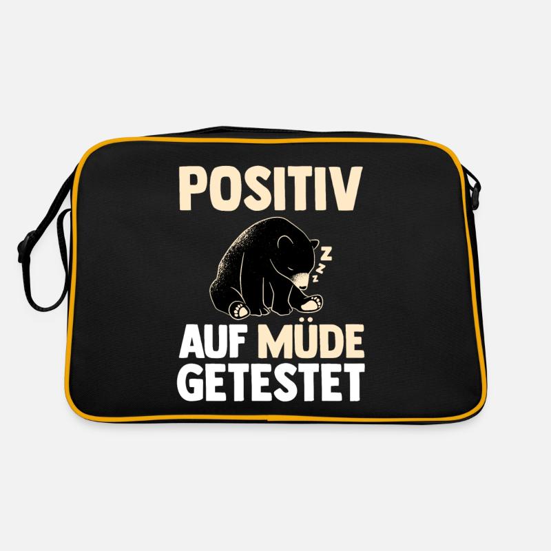 Testé positif pour l’ours fatigué Sac Retro