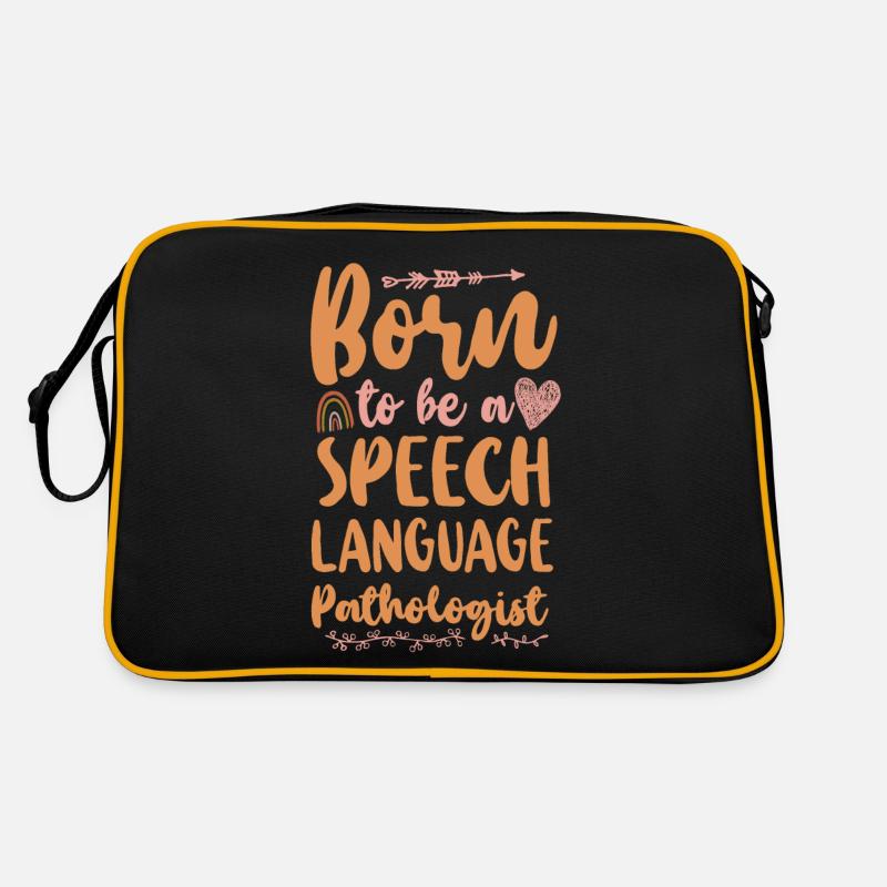 Speech Therapist Therapy Assistant Retro Bag