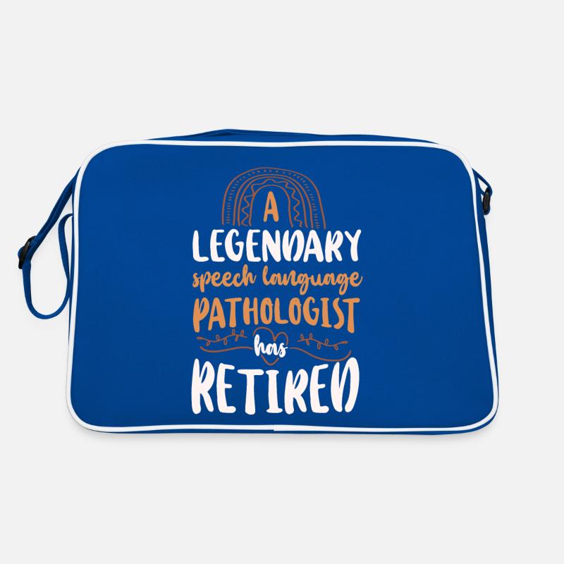 Speech Therapist Therapy Assistant Retro Bag