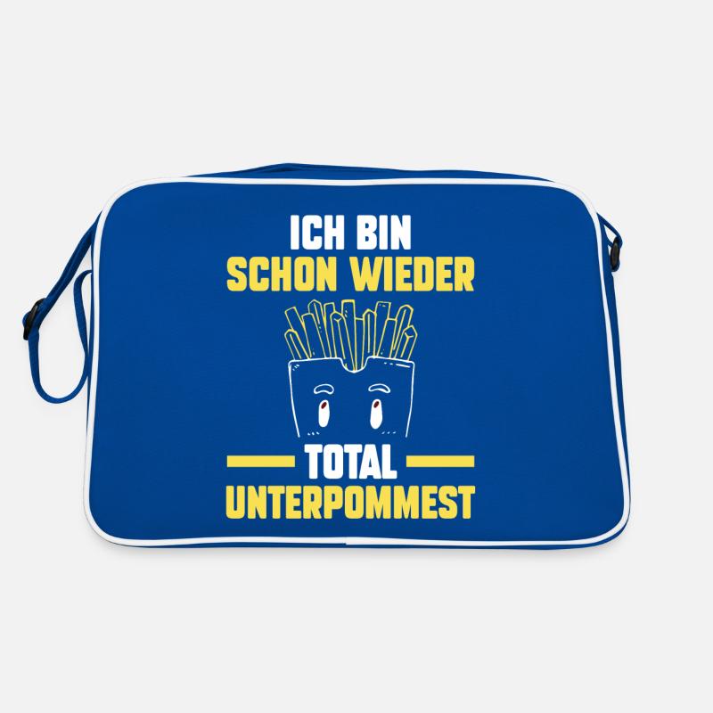 Ich Bin Schon Wieder Total Unterpommest Retro Tasche