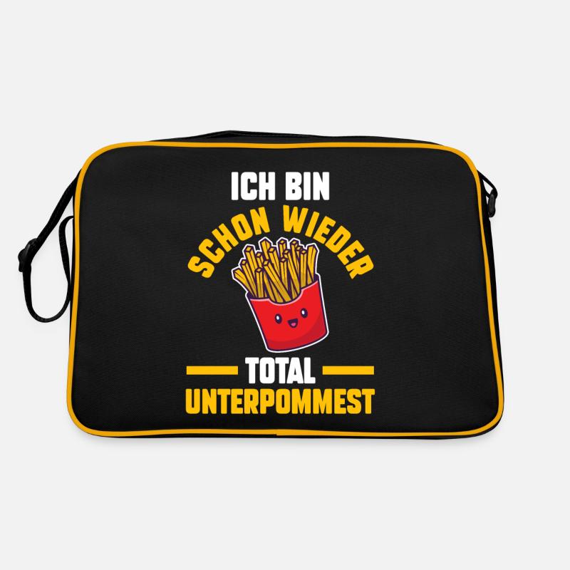 Ich Bin Schon Wieder Total Unterpommest Retro Tasche