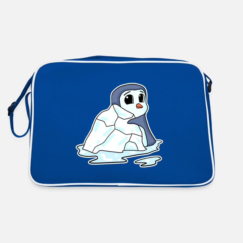 Pinguin Pinguine Seevogel Seevögel Retro Tasche