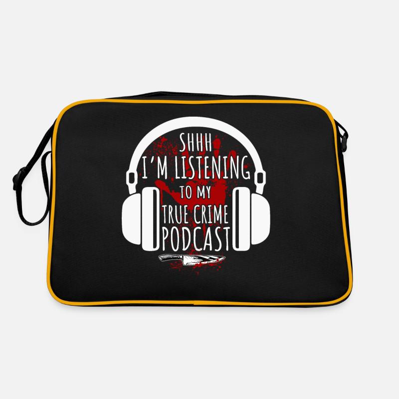 Chut, j’écoute mon podcast True Crime Sac Retro