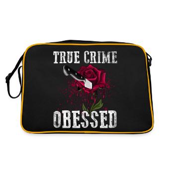 True Crime Obsessed - Retro Bag - black/gold - Back