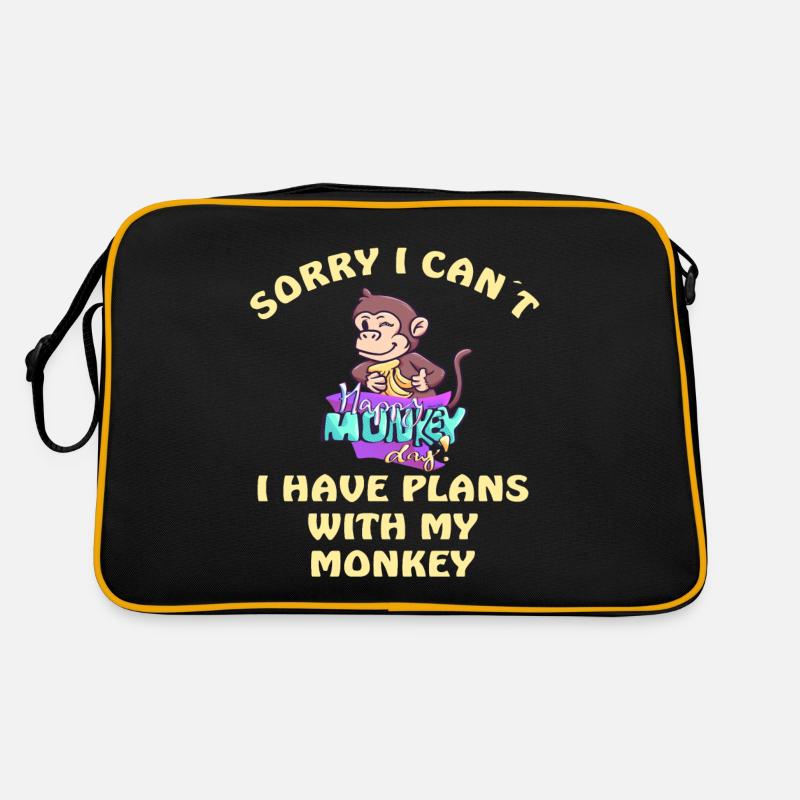 Menschenaffe Retro Tasche