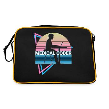 Medical Coder Retro - Retro Bag - black/gold - Back