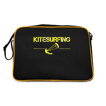 Kite surf - Sac Retro - noir/or - Dos