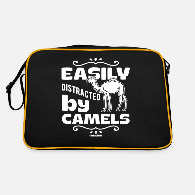 Easily Distracted By Camels Retro Tasche