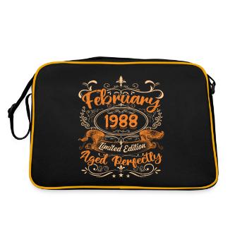 February 1988 | Aged Perfectly - Sac Retro - noir/or - Dos