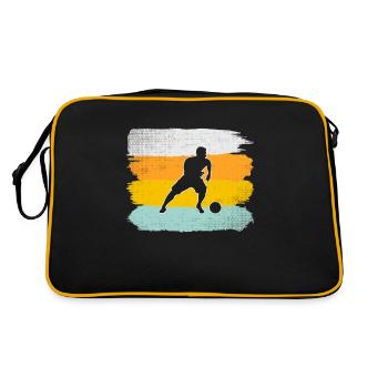 Football Rétro - Sac Retro - noir/or - Dos