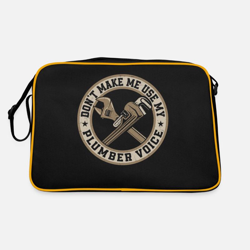 Plumbing Plumber Vintage Don't Retro Tasche