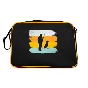 Chasse rétro - Sac Retro - noir/or - Dos
