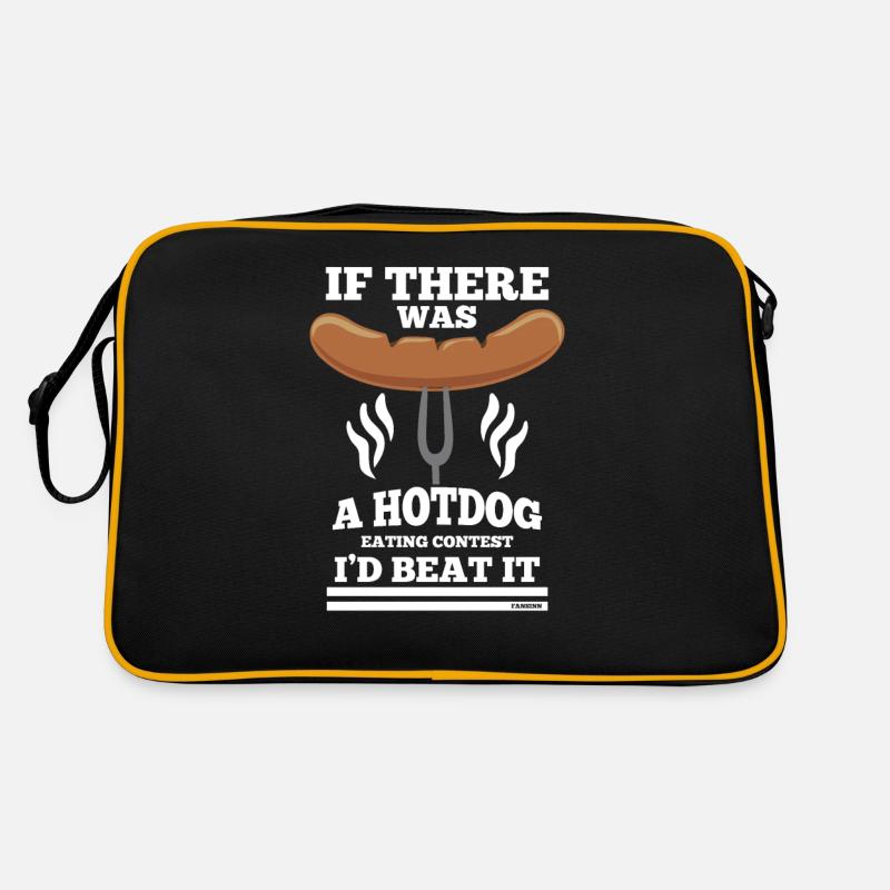 Wettkampf Hot dog Geschenkidee Retro Tasche