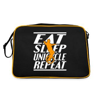 Food Sleeping Unicycle - Retro Bag - black/gold - Back