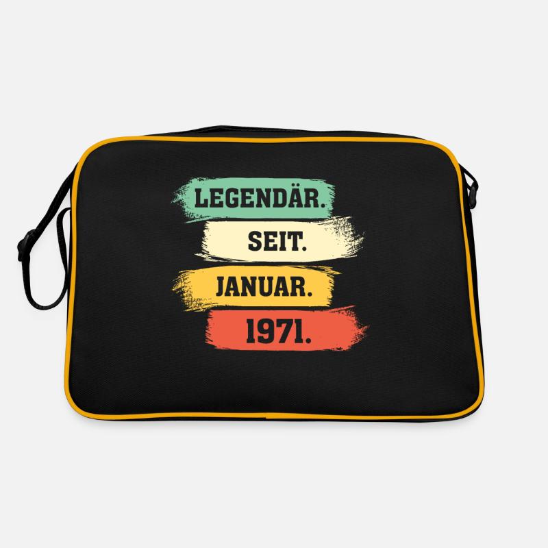 Legendär Seit Januar 1971 Retro Tasche