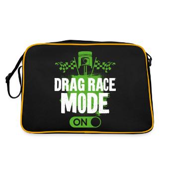Course de dragsters Course de voitures Course de dragsters - Sac Retro - noir/or - Dos