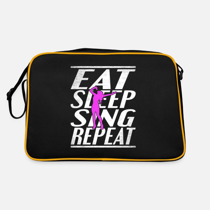 Eating Sleeping Singing Retro Bag
