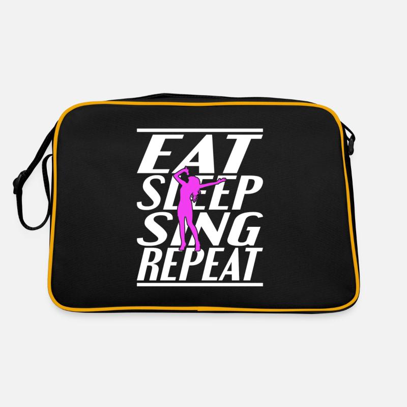 Eating Sleeping Singing Retro Bag