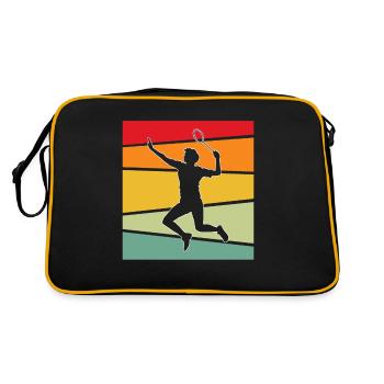 Badminton Rétro - Sac Retro - noir/or - Dos