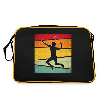 Badminton Rétro - Sac Retro - noir/or - Dos
