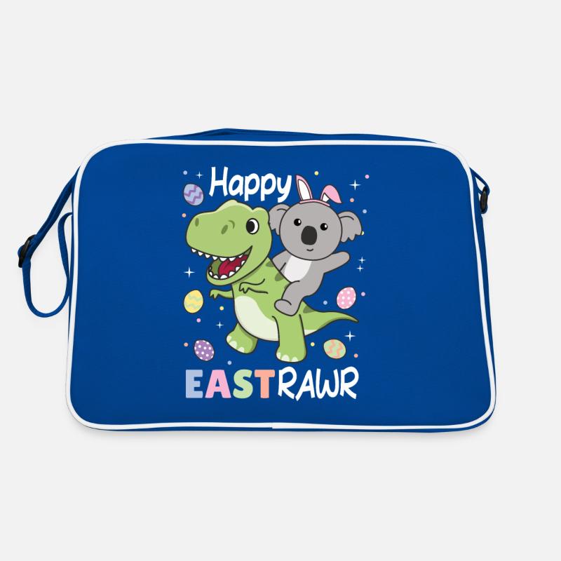 Koala avec T-Rex Easter Estrawr Easter Wordplay Sac Retro