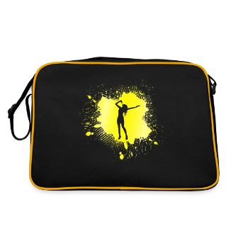 Sing - Retro Bag - black/gold - Back