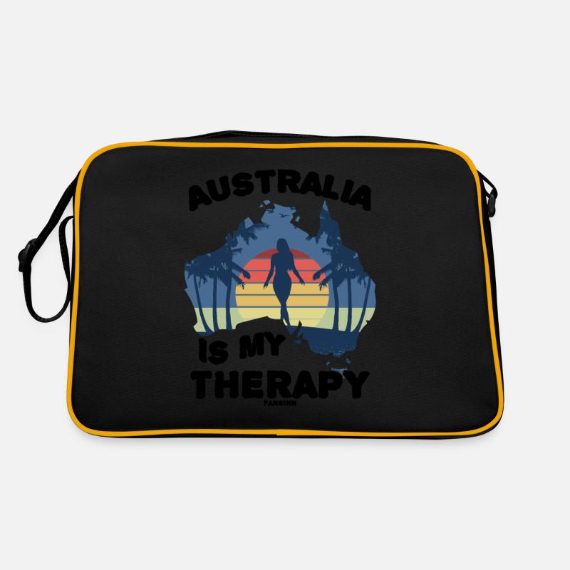 Australia Is My Therapy Retro Tasche