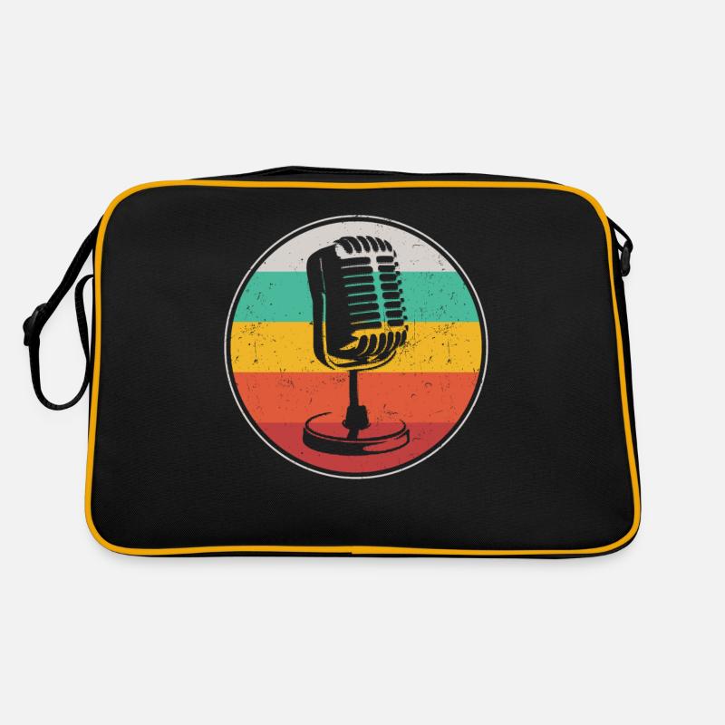Karaoke Singer Microphone Vocalist Retro Bag