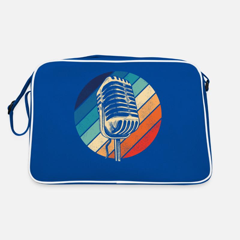 Karaoke Singer Microphone Vocalist Retro Bag