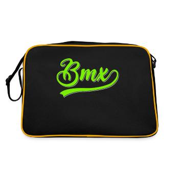 Le BMX - Sac Retro - noir/or - Dos