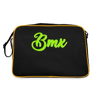 Le BMX - Sac Retro - noir/or - Dos