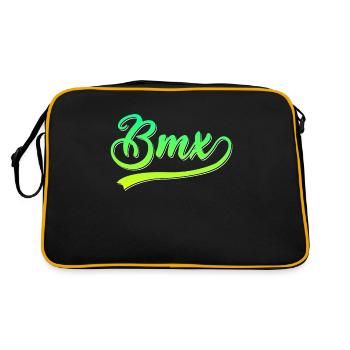 Le BMX - Sac Retro - noir/or - Dos