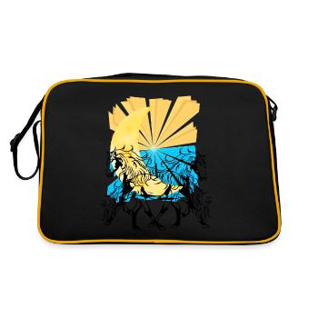 Heavenly Fantasy Moon Crescent Horse Horse - Retro Bag - black/gold - Back
