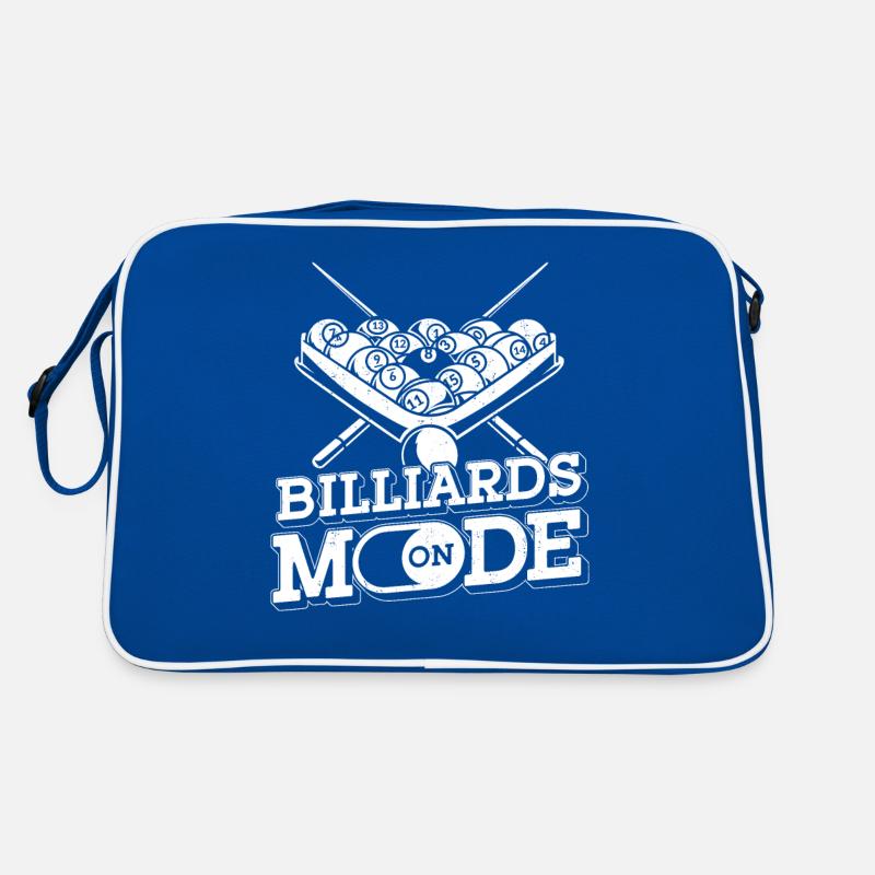 Billiards Pool Player Ball Vintage Retro Tasche