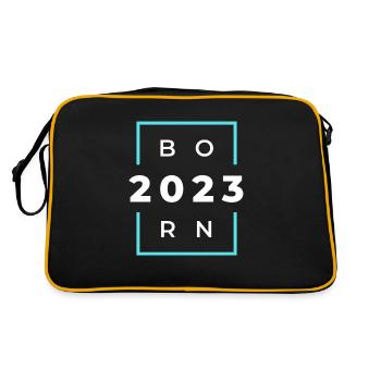 Né en 2023 - Né en 2023 ou - Sac Retro - noir/or - Dos