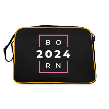 Né en 2024 - Né en 2024 ou - Sac Retro - noir/or - Dos