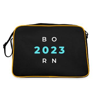 Né en 2023 - Né en 2023 ou - Sac Retro - noir/or - Dos