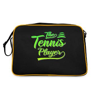 Le joueur de tennis - Sac Retro - noir/or - Dos