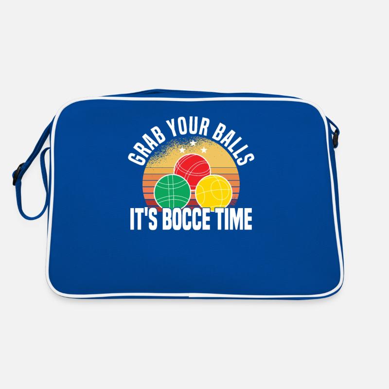 Boccia Petanque Boule Boccia Player Lyonnais Retro Bag