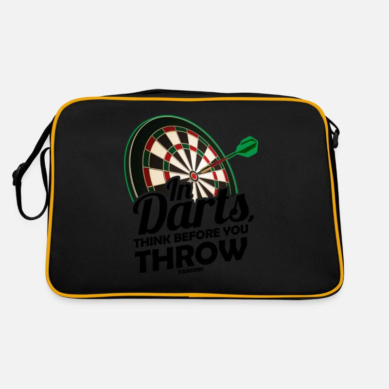 Fléchette en Bullseye sur le jeu de fléchettes Sac Retro