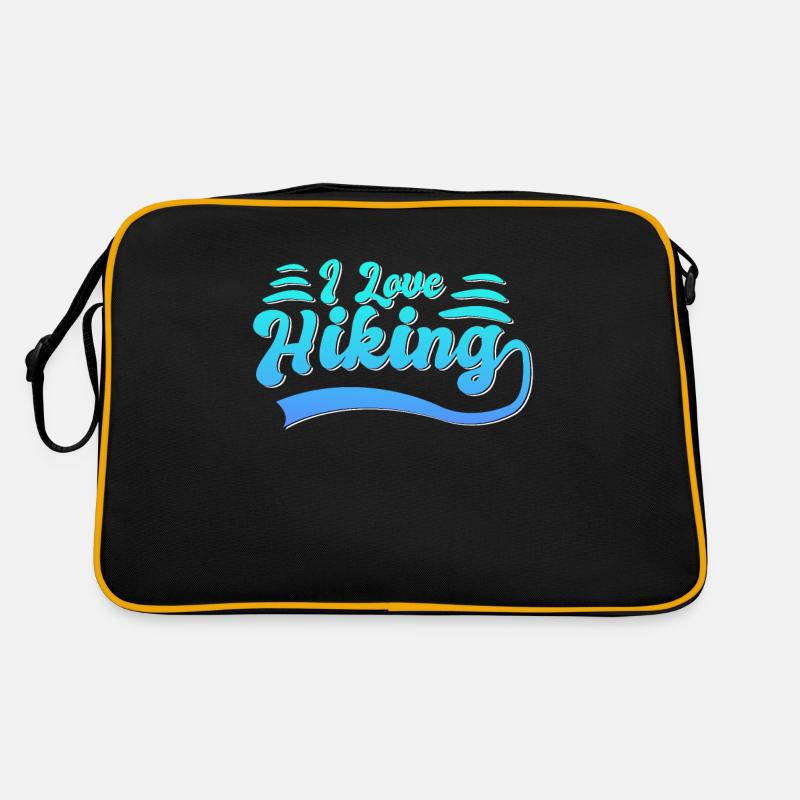 Ich liebe Wandern Retro Tasche