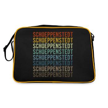 Schoeppenstedt City Rétro Vintage - Sac Retro - noir/or - Dos