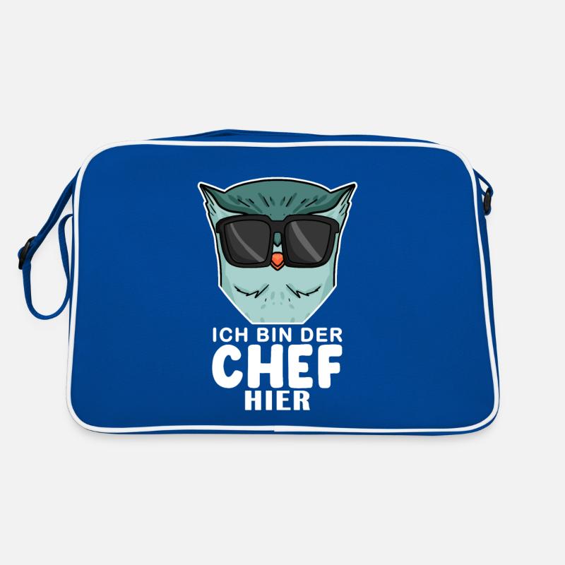Cool Eule Chef Retro Tasche