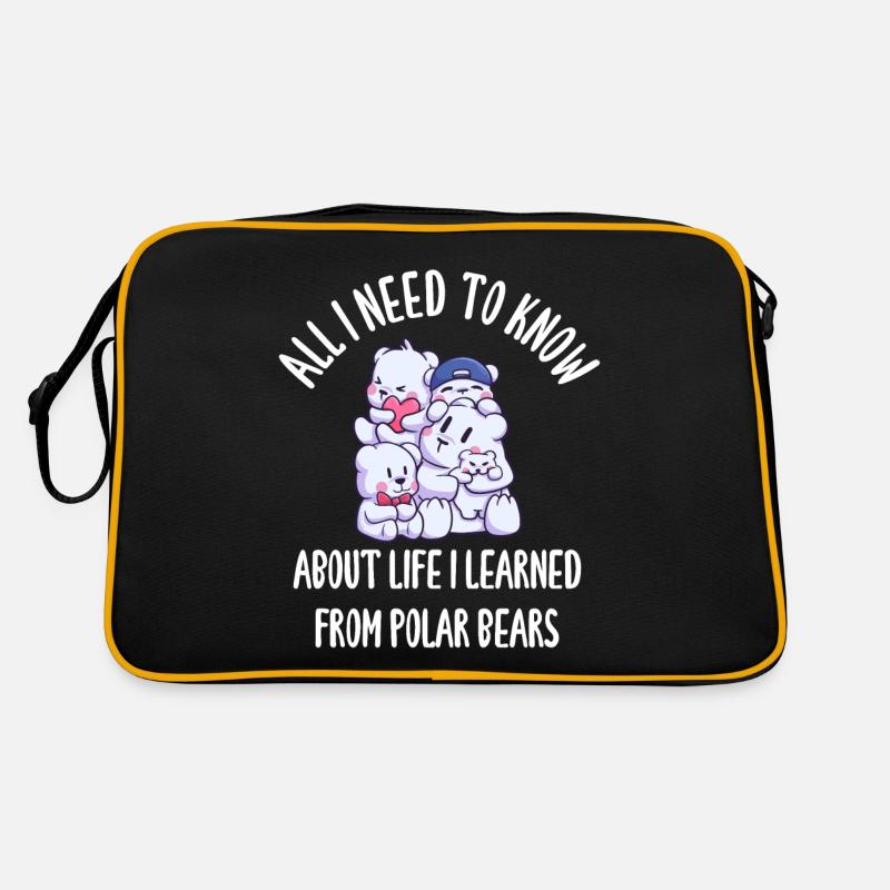 All I Need To Know About Life I Learned From Polar Retro Tasche
